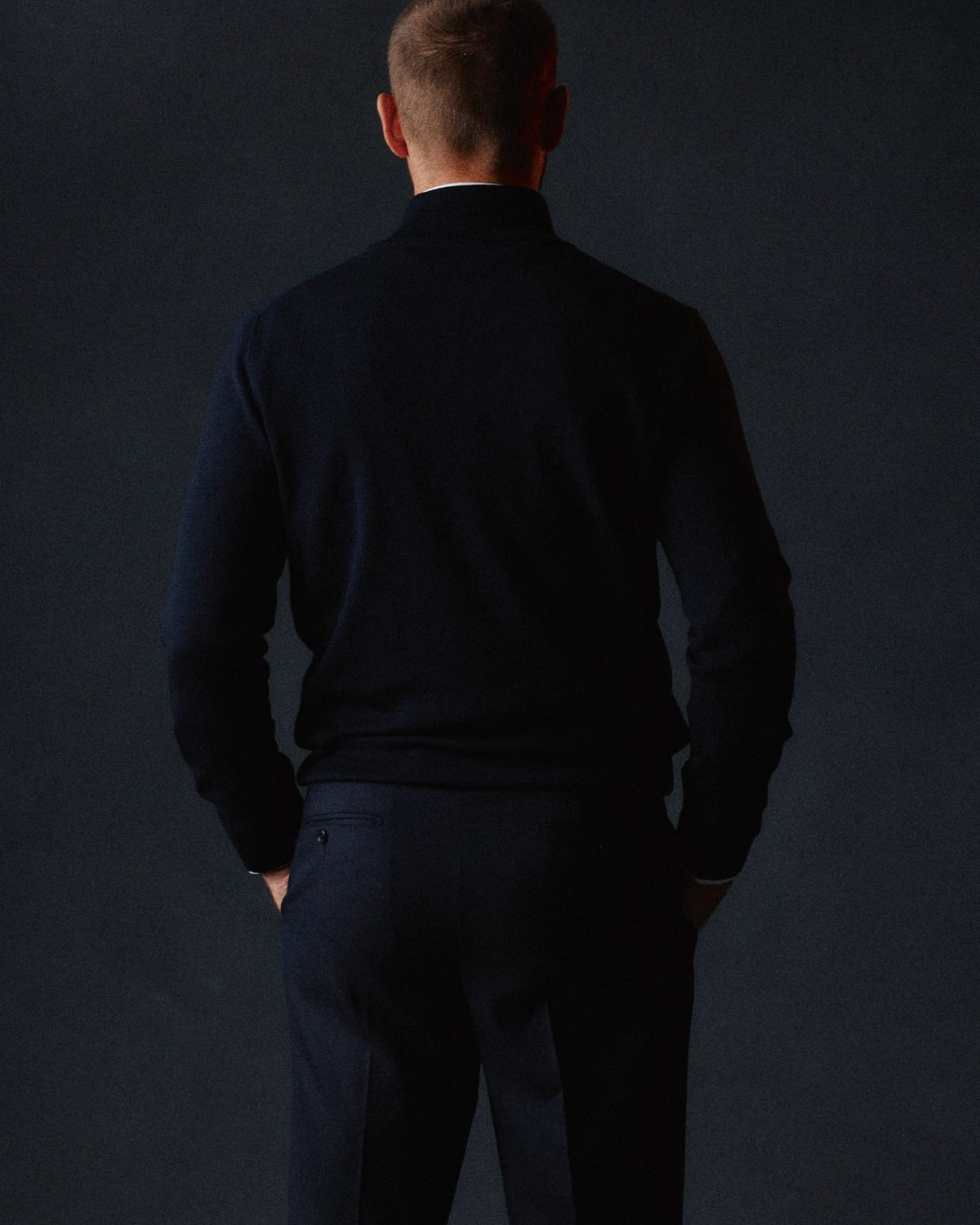 Merino-vetoketjupaita | Navy