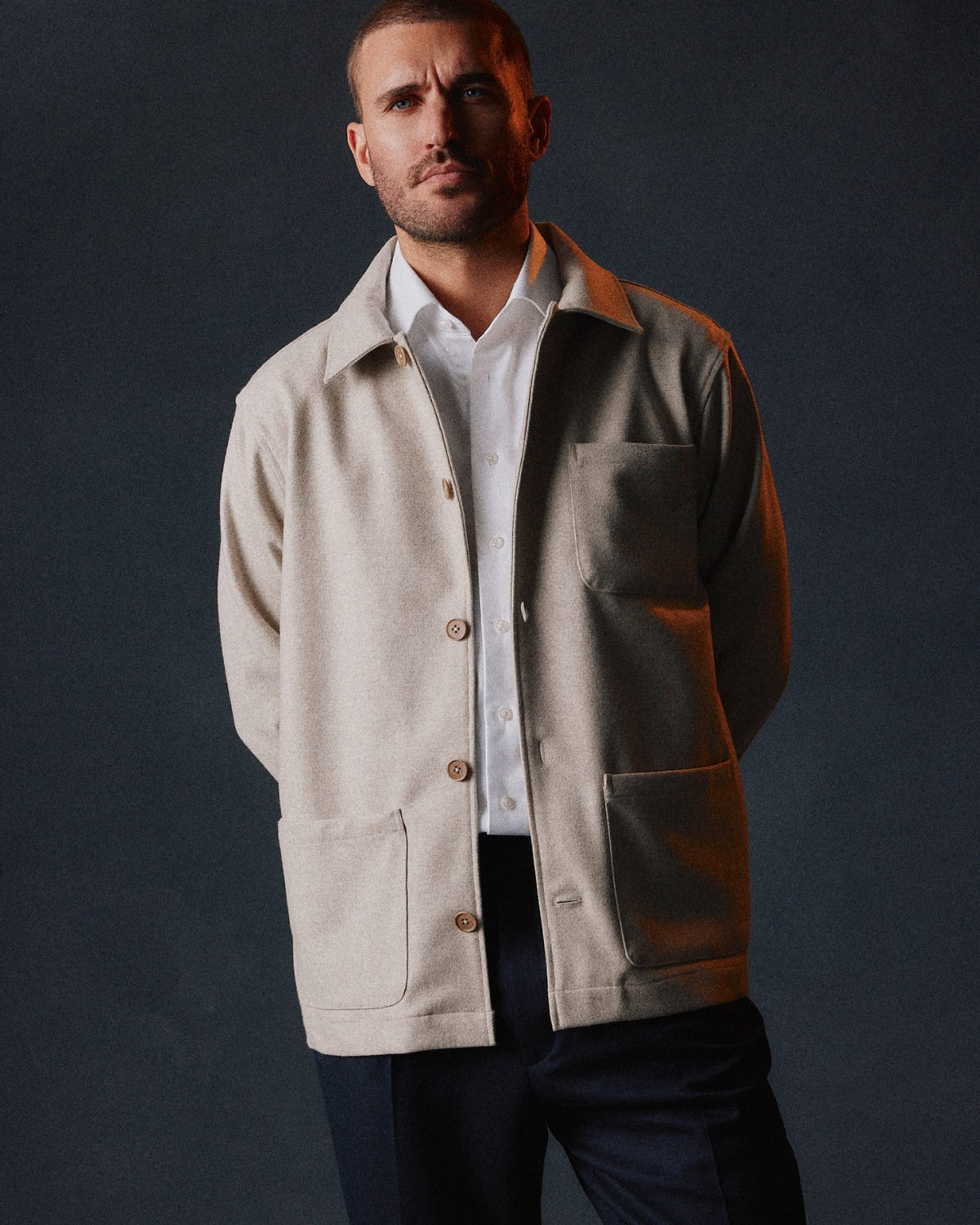 The Wool Overshirt | Hiekka