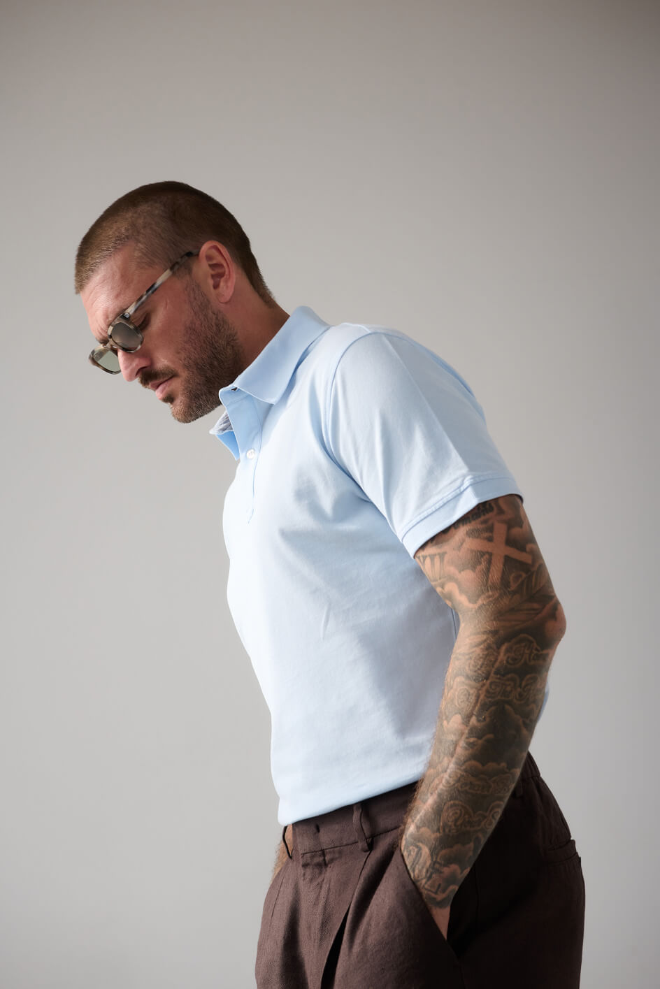 The Ambassador Polo | Vaaleansininen