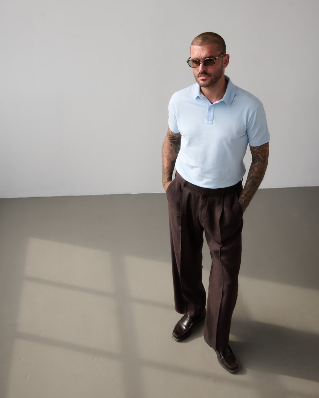 The Ambassador Polo | Vaaleansininen